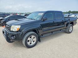 Salvage trucks for sale at Houston, TX auction: 2007 Toyota Tacoma Double Cab Prerunner Long BED