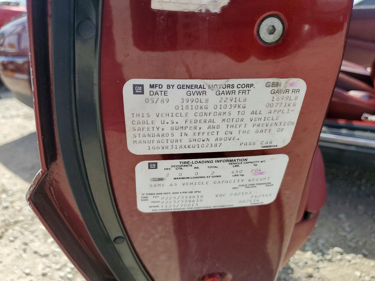 1989 Cadillac Allante