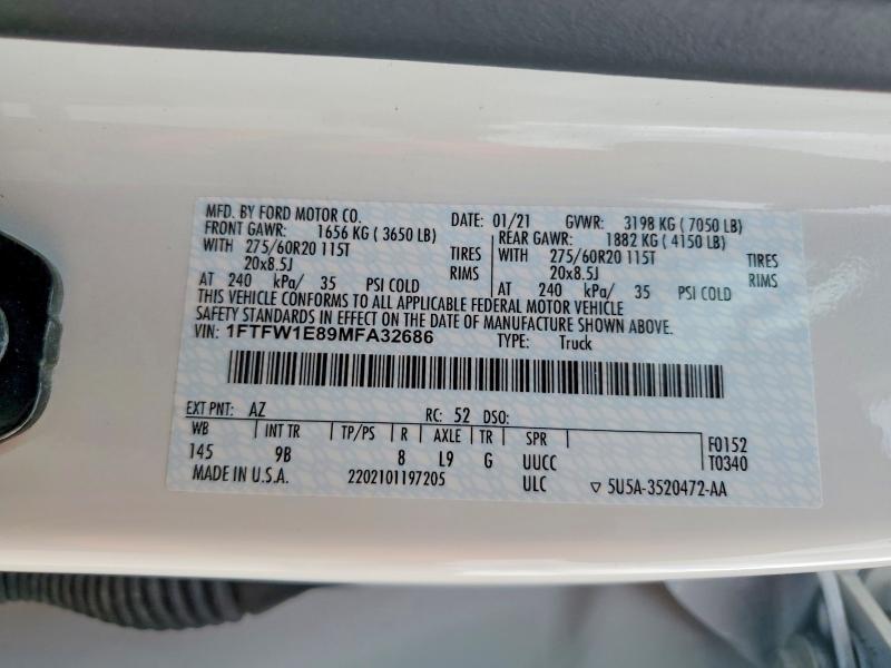 2021 Ford F150 Supercrew