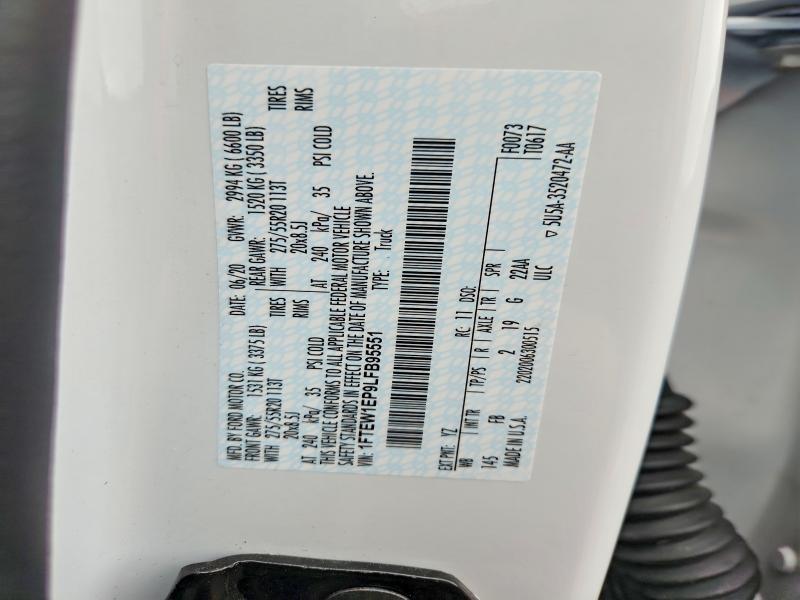 2020 Ford F150 Supercrew