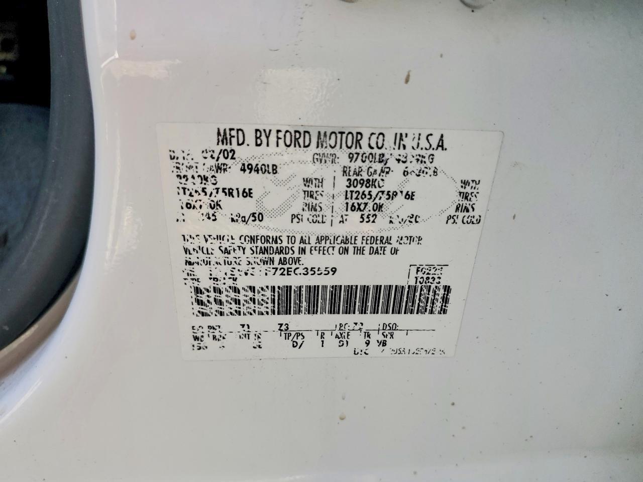 2002 Ford F350 SRW Super Duty