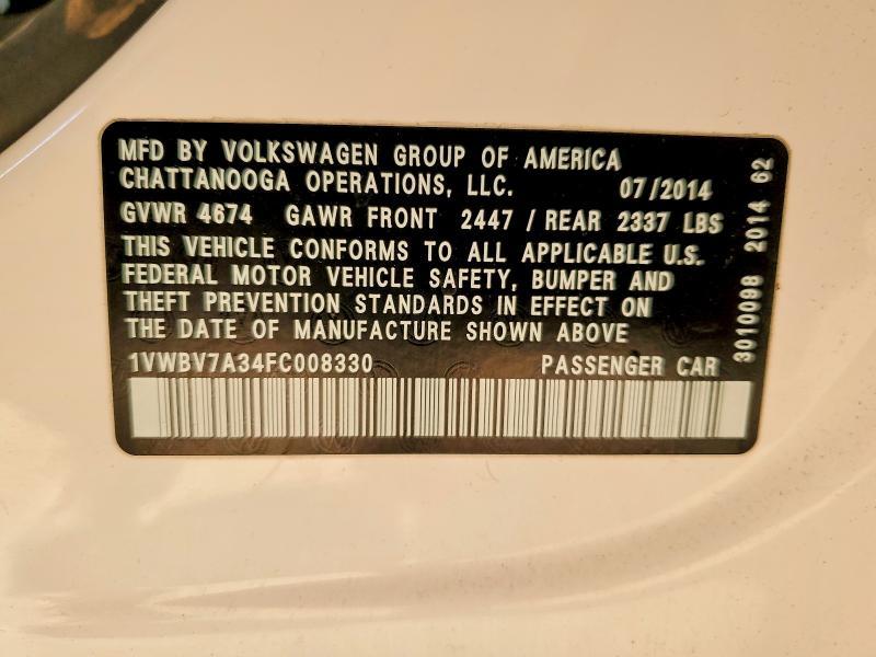 2015 Volkswagen Passat se