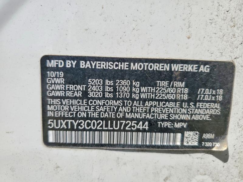 2020 BMW X3 Sdrive30i