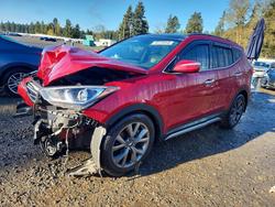 Hyundai salvage cars for sale: 2017 Hyundai Santa fe Sport 2.0t Ultimate