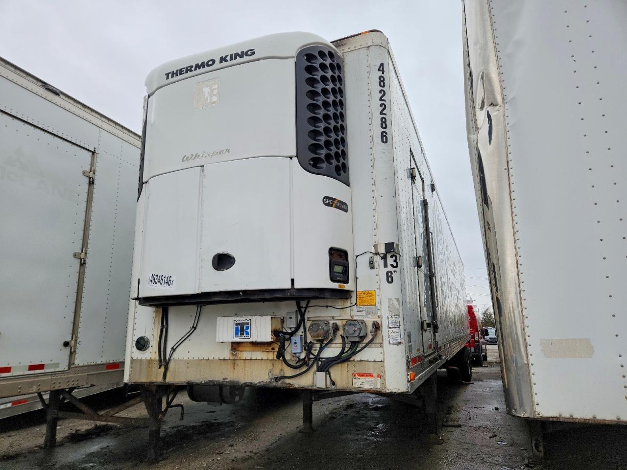 2015 Utility VS2RA Refrigerated Van Trailer