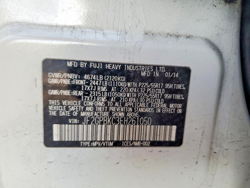 2014 Subaru Xv Crosstrek 2.0i Hybrid Touring