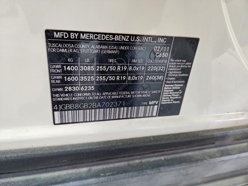 2011 Mercedes-Benz Ml 350 4matic