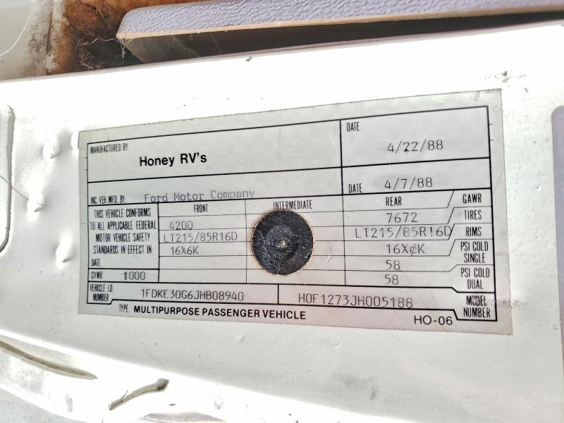 1988 Ford 1988 Honey RV