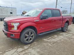 Salvage trucks for sale at Chicago Heights, IL auction: 2015 Ford F150 Supercrew