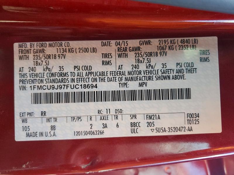 2015 Ford Escape Titanium