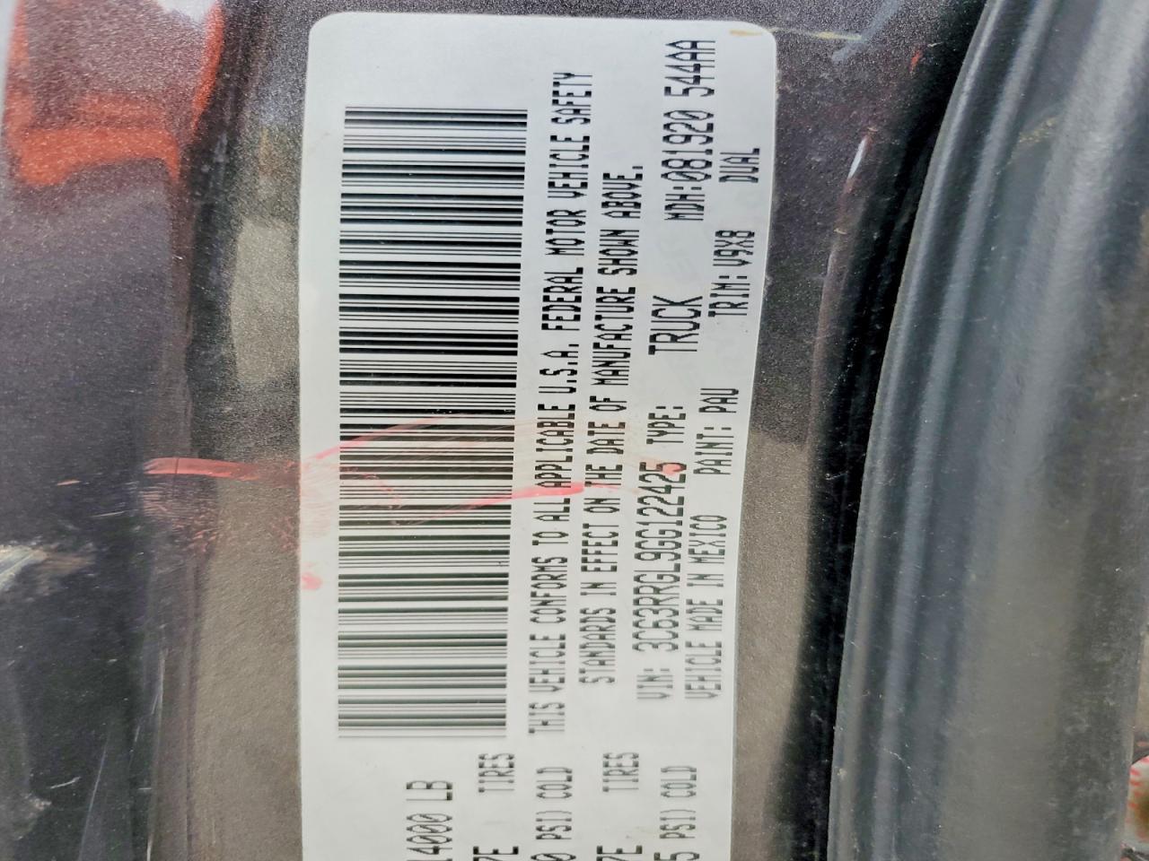 2016 Dodge RAM 3500 ST Flatbed Truck