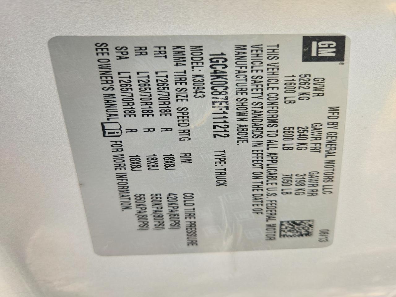 2014 Chevrolet Silverado K3500 LT