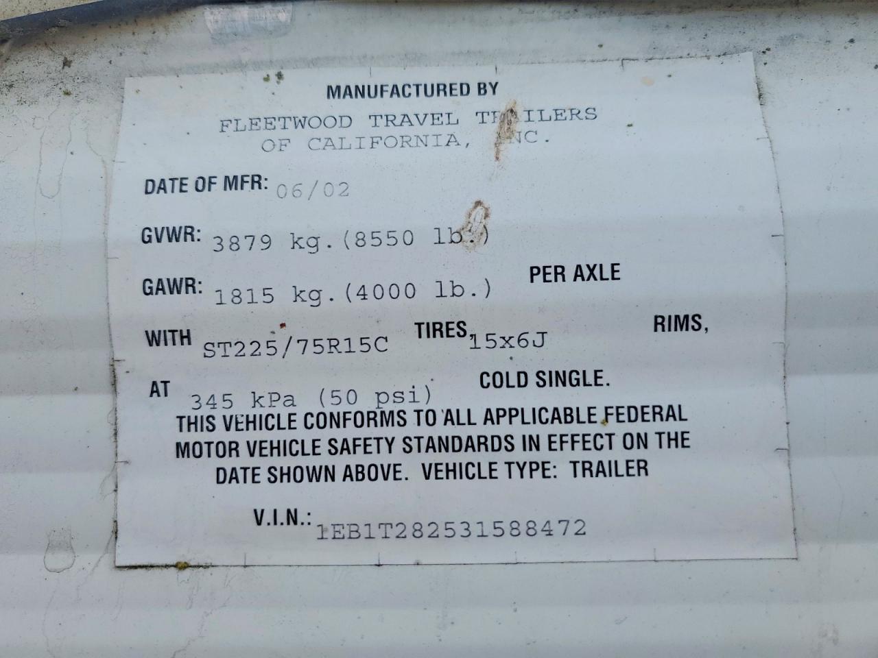 2003 Pioneer 2003 Fleetwood Pioneer Camper