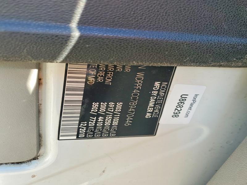 2011 Freightliner Sprinter Delivery Truck