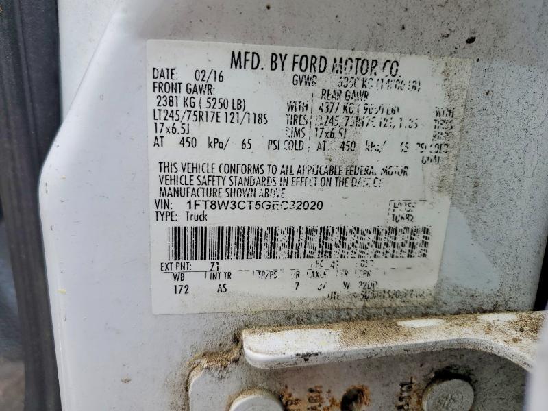 2016 Ford F350 Super Duty