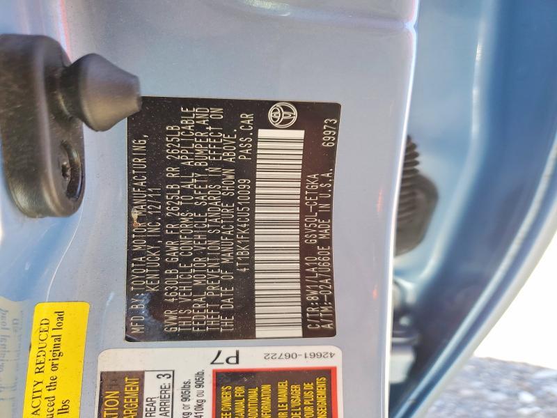2012 Toyota Camry xle V6