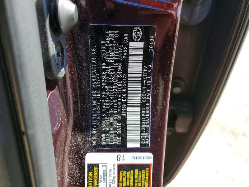 2017 Toyota Avalon Limited