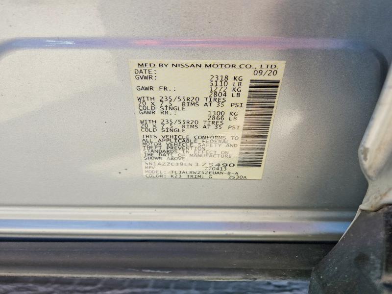 2020 Nissan Murano sl