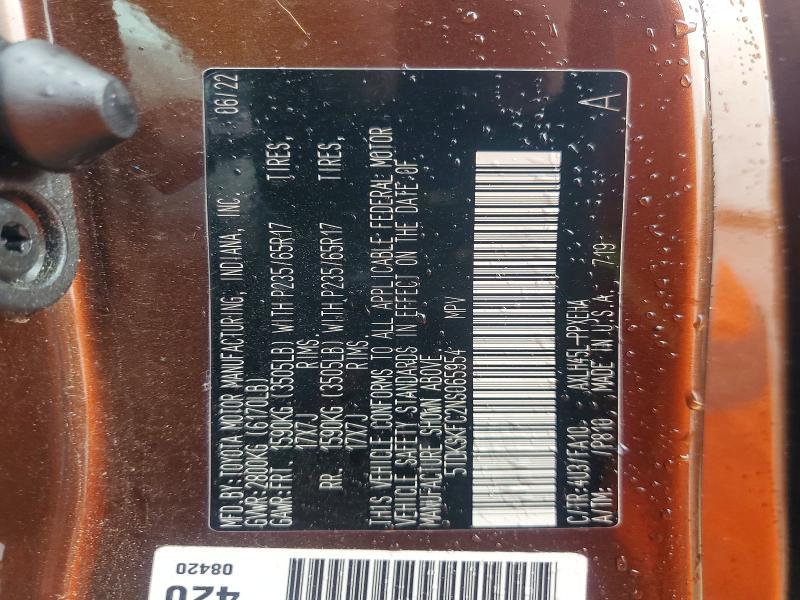 2022 Toyota Sienna le