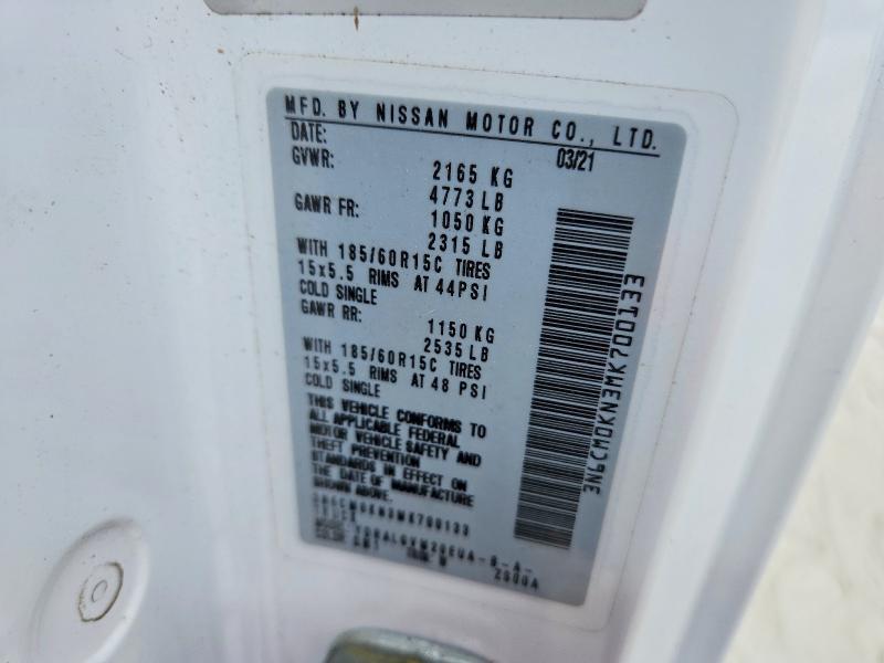 2021 Nissan NV200 Utility / Service Van