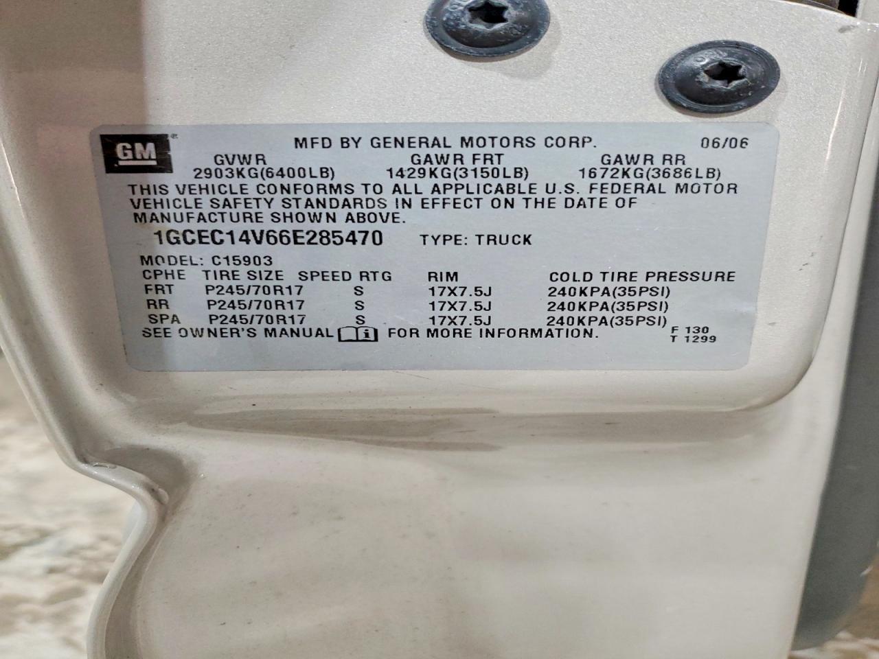 2006 Chevrolet Silverado C1500