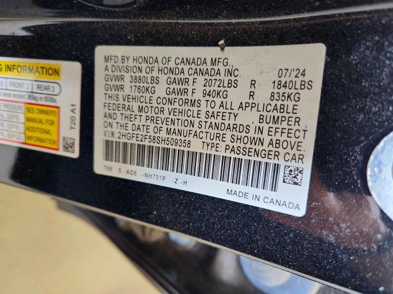 2025 Honda Civic Sport