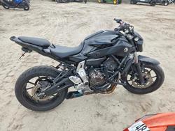 Yamaha salvage cars for sale: 2016 Yamaha Fz07