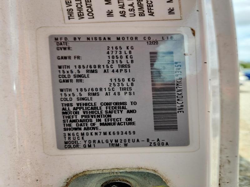 2021 Nissan Nv200 sv