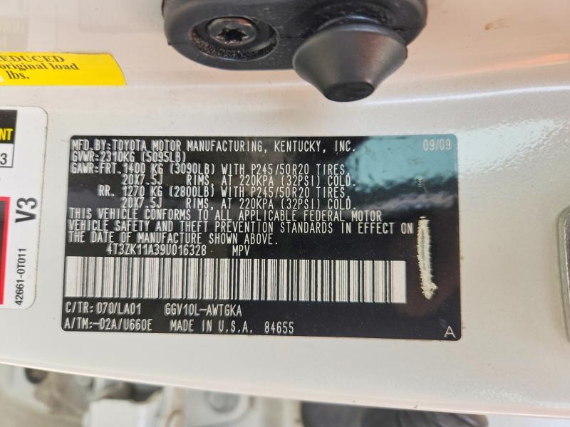 2009 Toyota Venza fwd V6