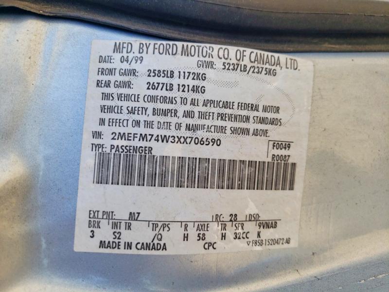 1999 Mercury Grand Marquis gs