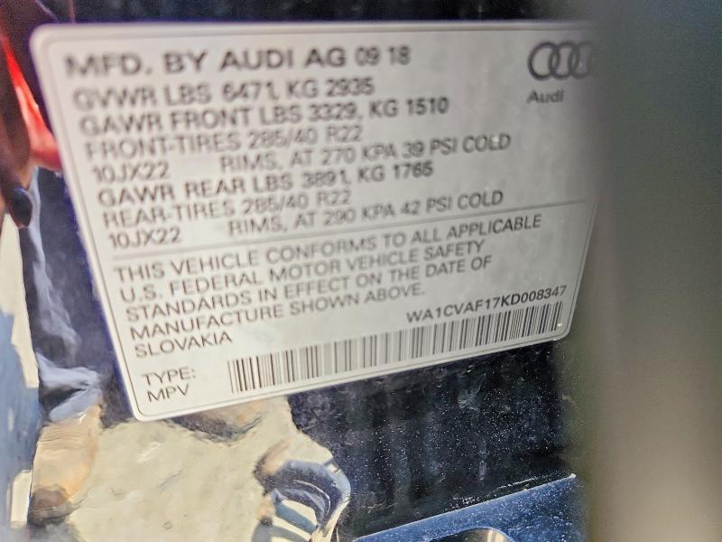 2019 Audi Q8 Prestige