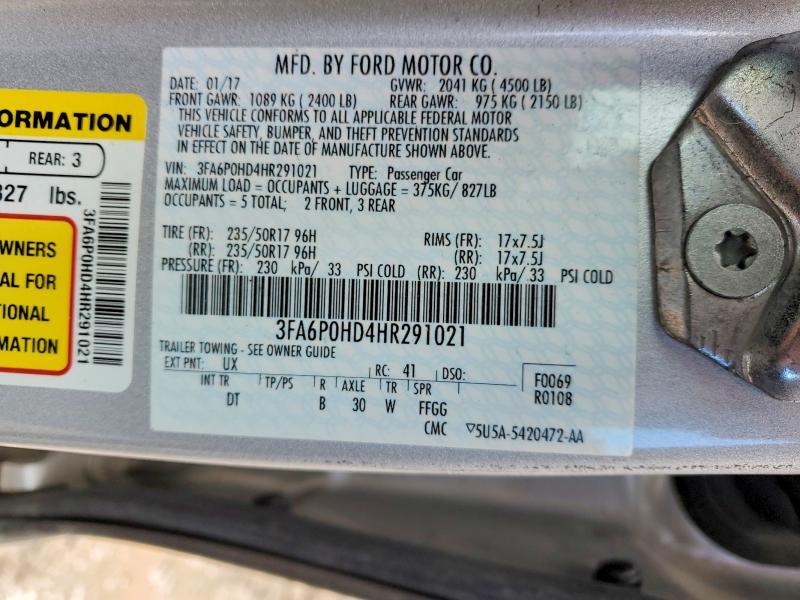 2017 Ford Fusion se