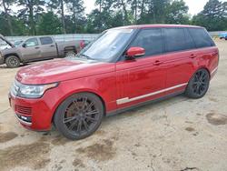 Land Rover salvage cars for sale: 2016 Land Rover Range Rover hse