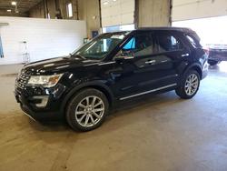 Ford salvage cars for sale: 2017 Ford Explorer Limited
