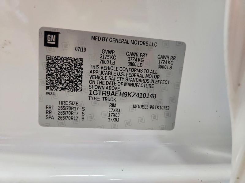 2019 GMC Sierra K1500