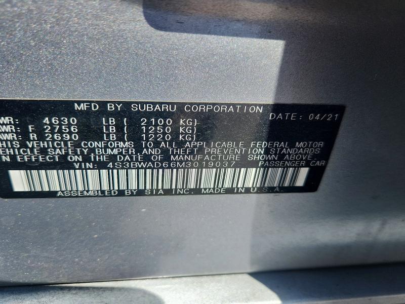 2021 Subaru Legacy Premium