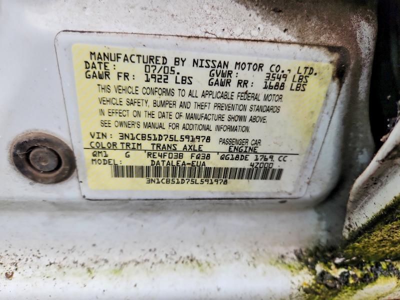 2005 Nissan Sentra 1.8