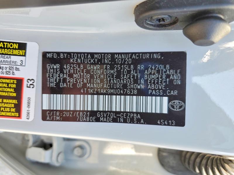 2021 Toyota Camry trd