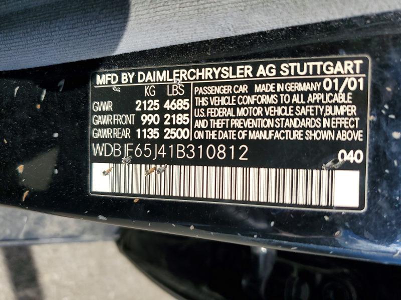 2001 Mercedes-Benz E 320