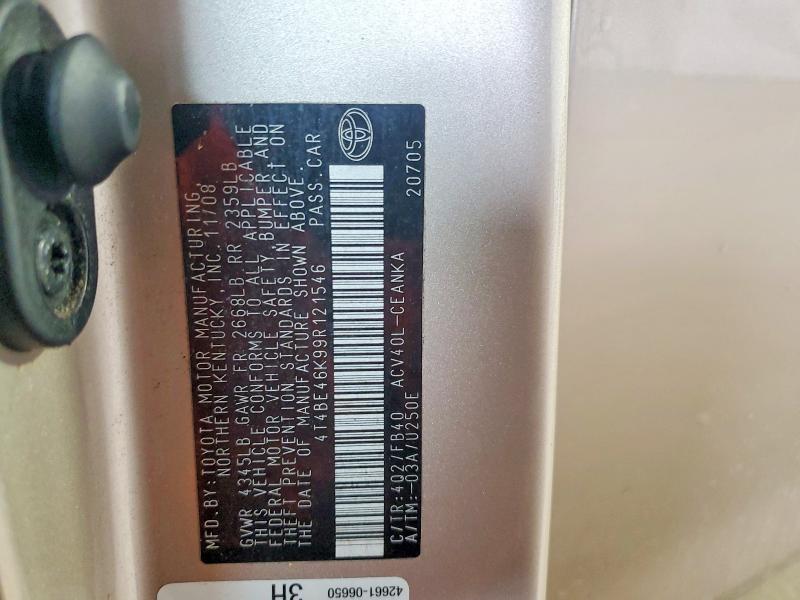 2009 Toyota Camry le