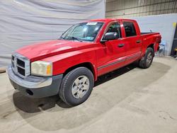 Salvage trucks for sale at Candia, NH auction: 2005 Dodge Dakota Quad SLT