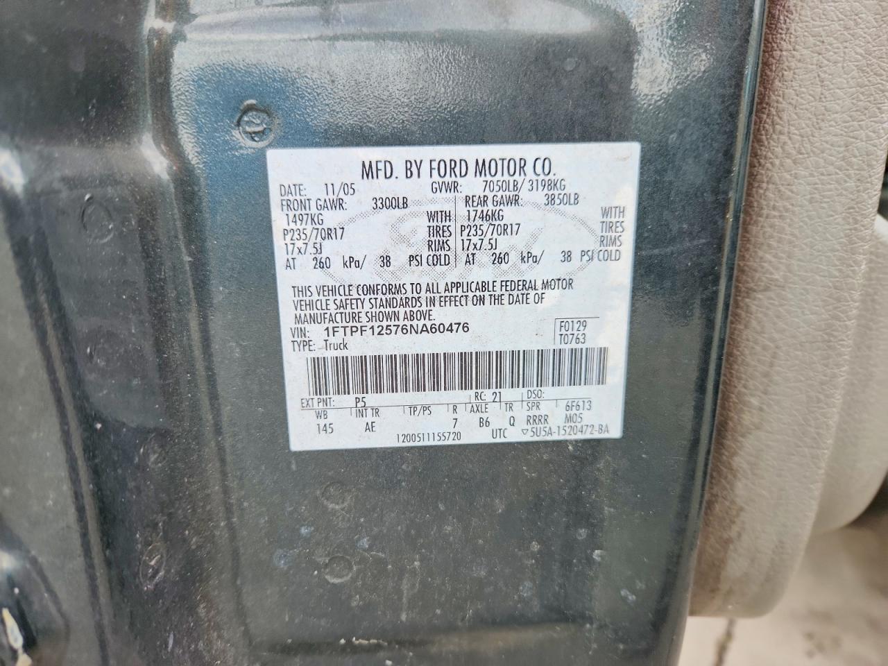 2006 Ford F150