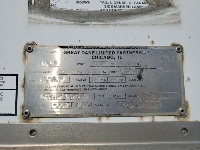 2013 Great Dane DRY Van Trailer