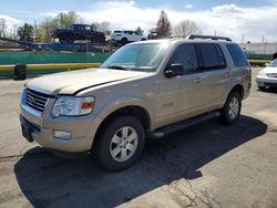 Ford salvage cars for sale: 2007 Ford Explorer xlt