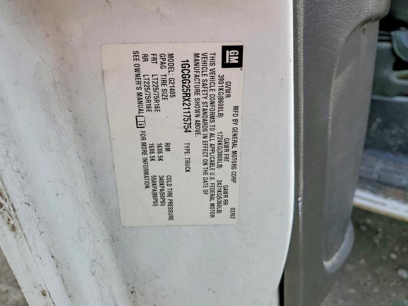2002 Chev Express G2500