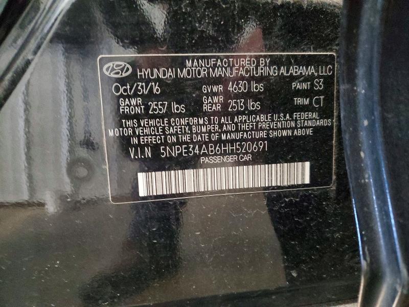 2017 Hyundai Sonata Sport 2.0t