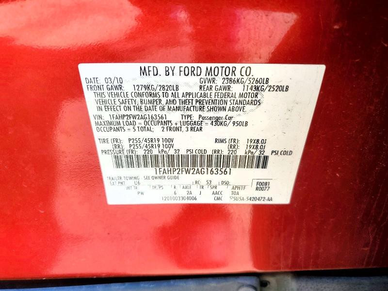 2010 Ford Taurus Limited