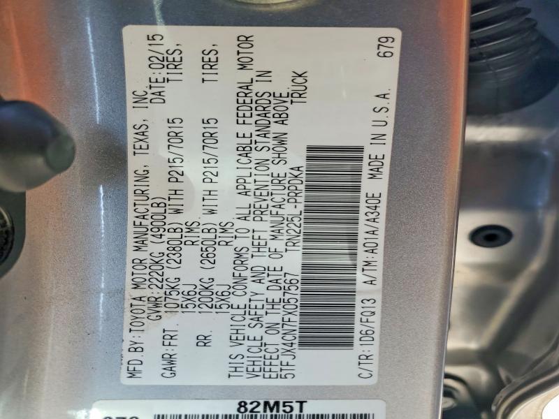 2015 Toyota Tacoma Base