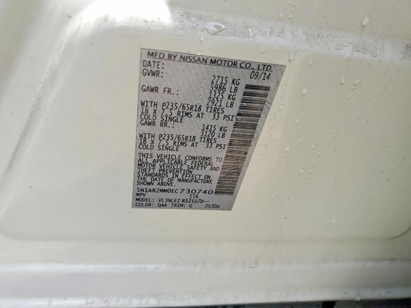 2014 Nissan Pathfinder sv