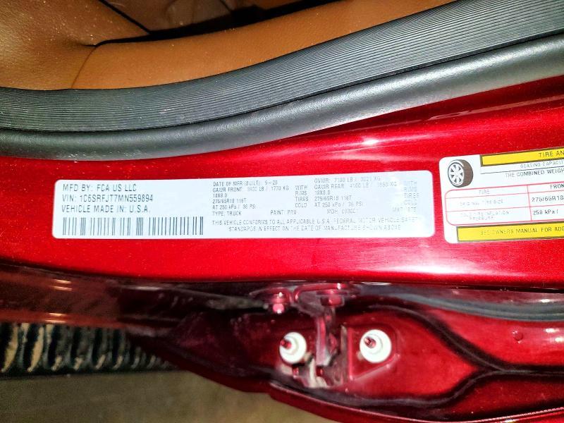 2021 Dodge 1500 Laramie